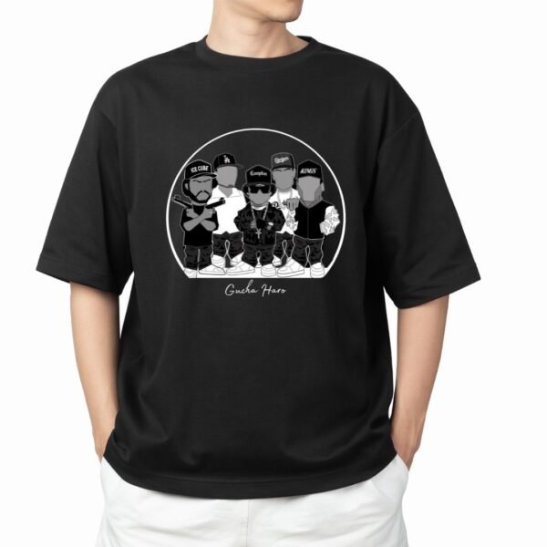 Gucha Haro Tshirt Black Color - Image 2